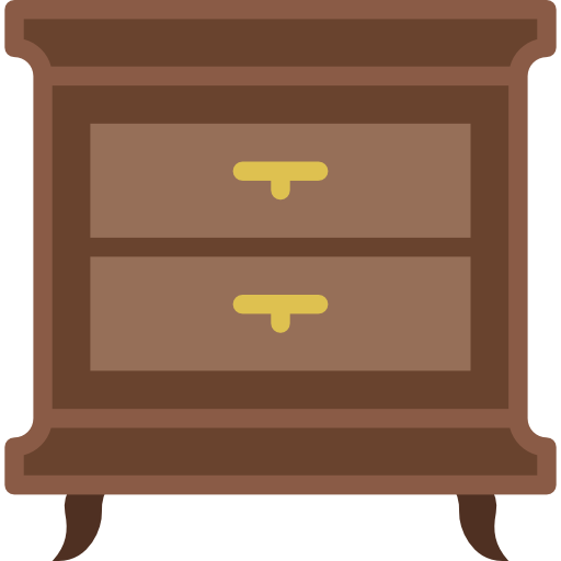Chest of drawers Basic Miscellany Flat icon
