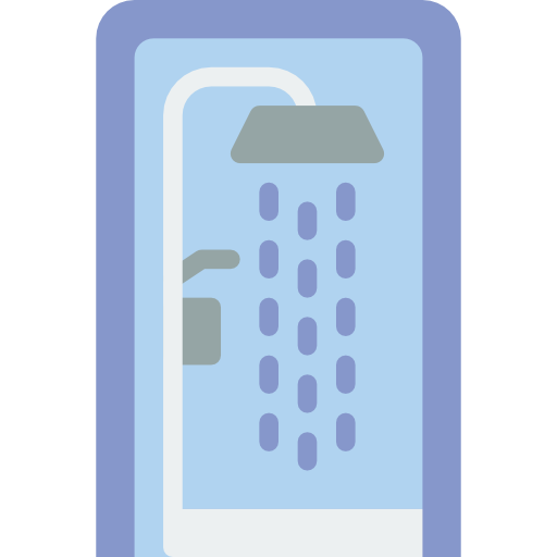 Shower Basic Miscellany Flat icon