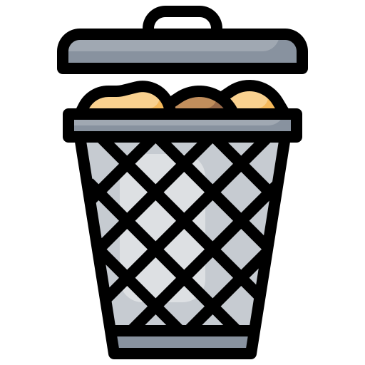 Garbage Surang Lineal Color icon