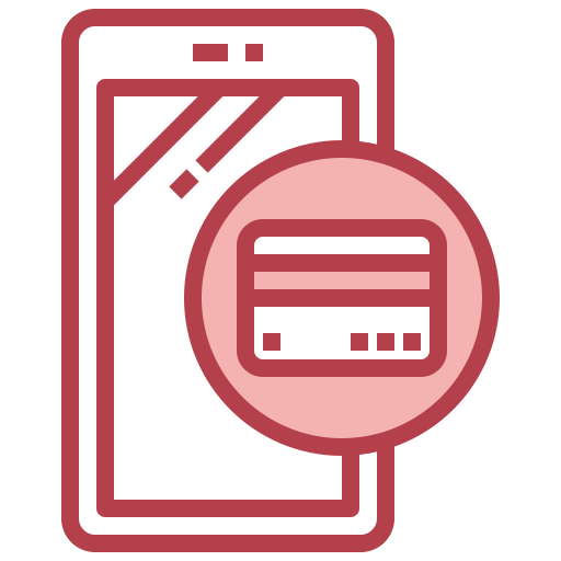 Online payment Surang Red icon