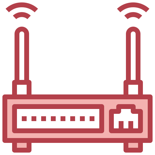 wlan router Surang Red icon