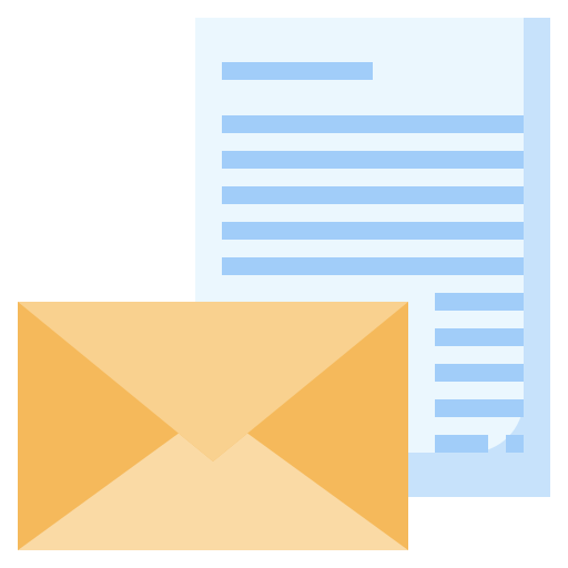 Envelope Surang Flat icon