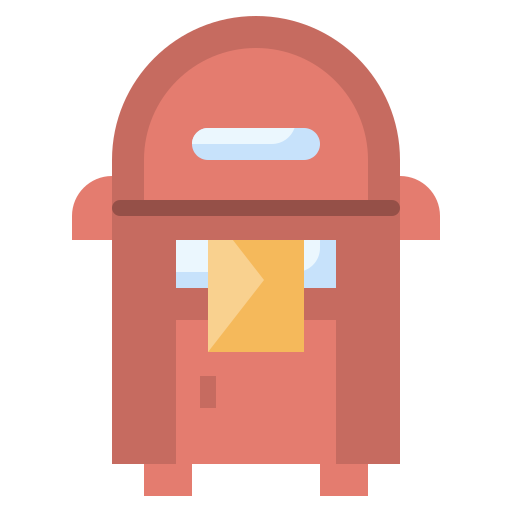 Mail box Surang Flat icon