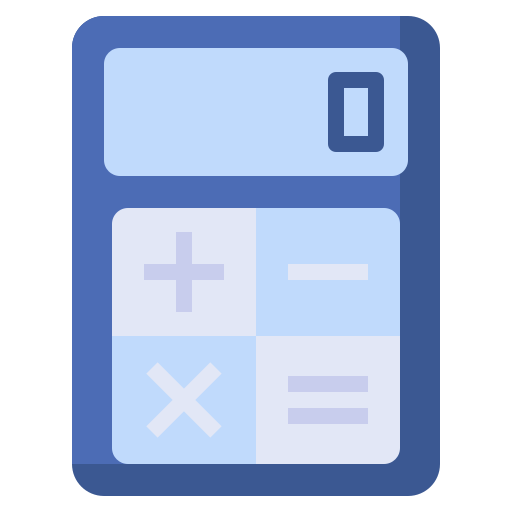 rekenmachine Surang Flat icoon