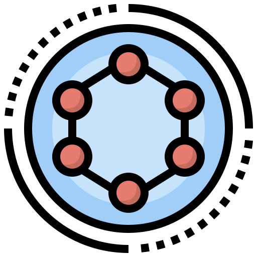 sześciokątny Surang Lineal Color ikona