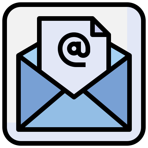 Email Surang Lineal Color icon