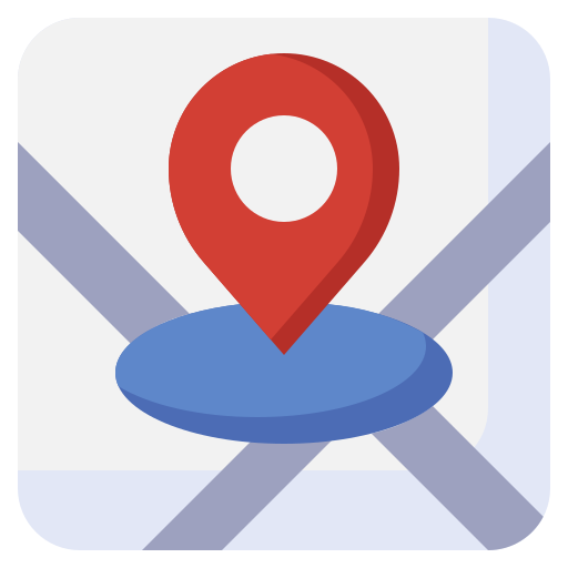 Map location Surang Flat icon