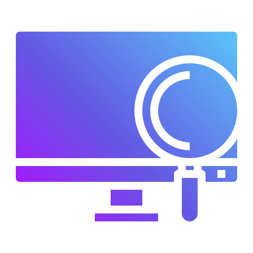 monitor Generic Flat Gradient icoon