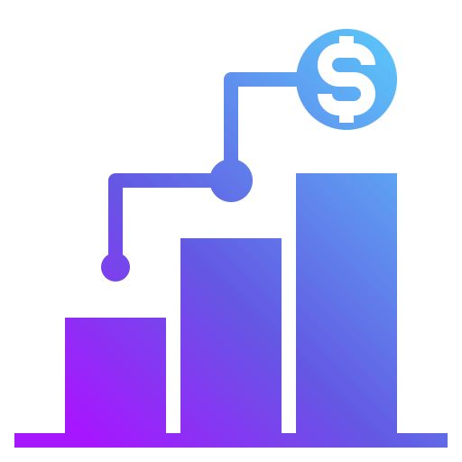 グラフ Generic Flat Gradient icon