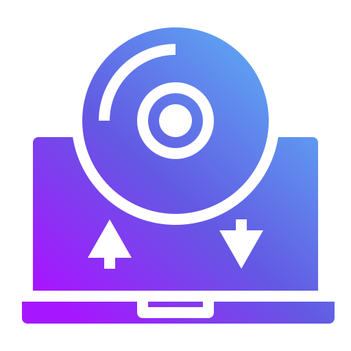 CD-ROM Generic Flat Gradient icon
