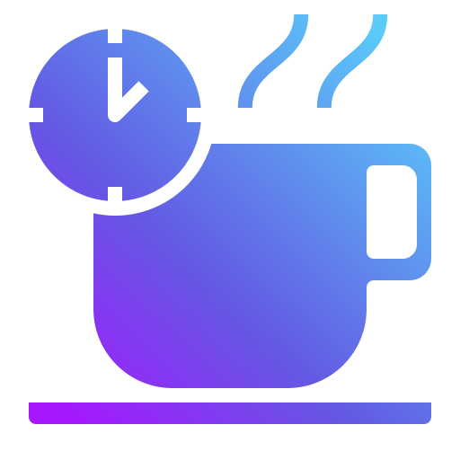 tempo del caffè Generic Flat Gradient icona