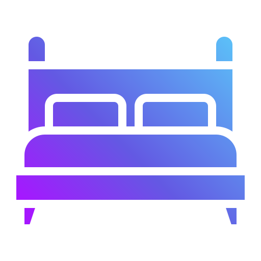 bed Generic Flat Gradient icoon