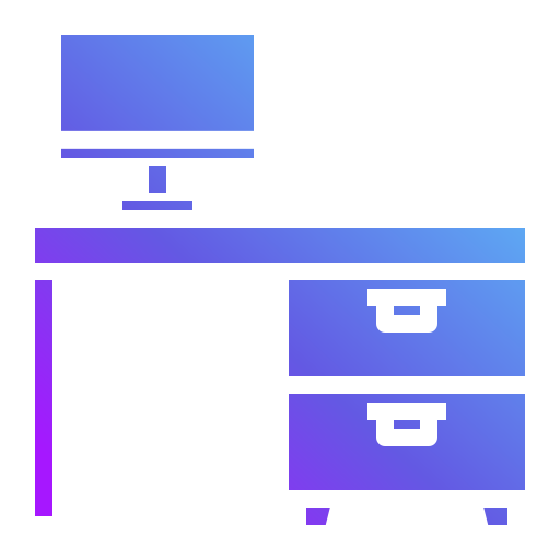bureau Generic Flat Gradient icoon