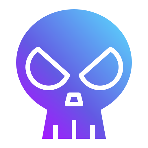 Skull Generic Flat Gradient icon