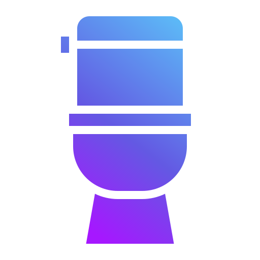 toilet Generic Flat Gradient icoon