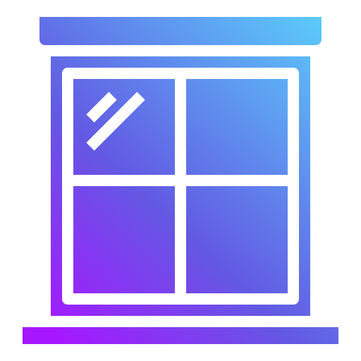 finestra Generic Flat Gradient icona