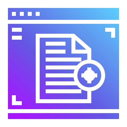 documento Generic Flat Gradient icona