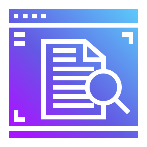 dokument Generic Flat Gradient ikona