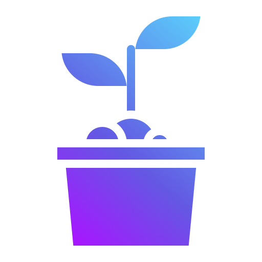 Sprout Generic Flat Gradient icon