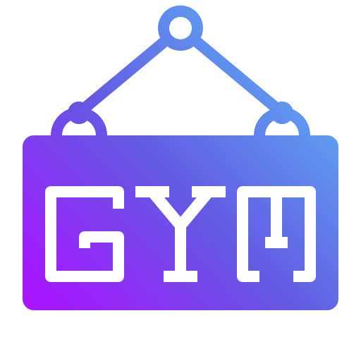 gym Generic Flat Gradient Icône