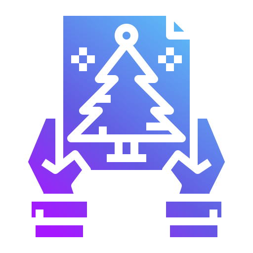 weihnachtskarte Generic Flat Gradient icon