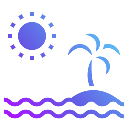 섬 Generic Flat Gradient icon