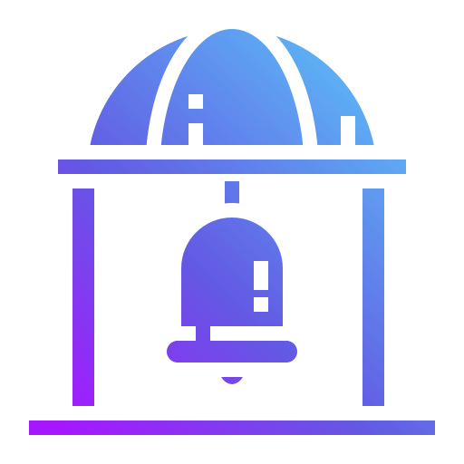 Bell tower Generic Flat Gradient icon