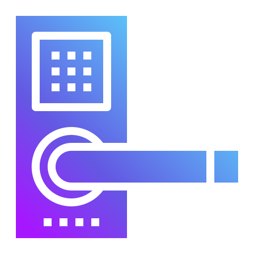 Smart lock Generic Flat Gradient icon