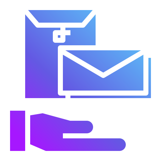 courrier Generic Flat Gradient Icône