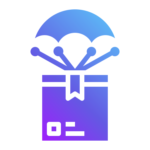 caja del paquete Generic Flat Gradient icono