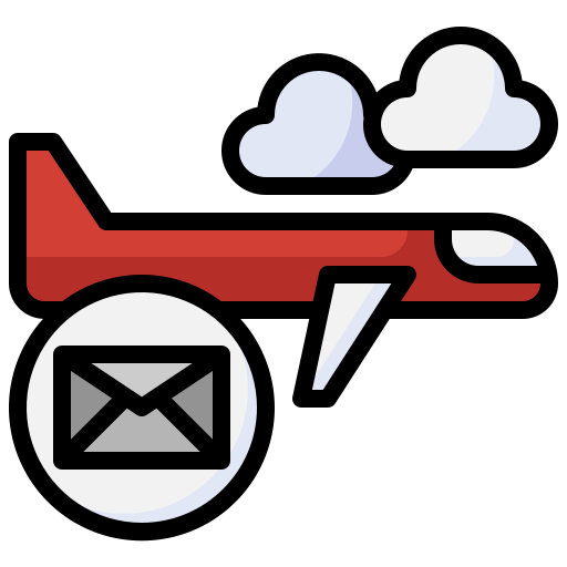 Air mail Surang Lineal Color icon