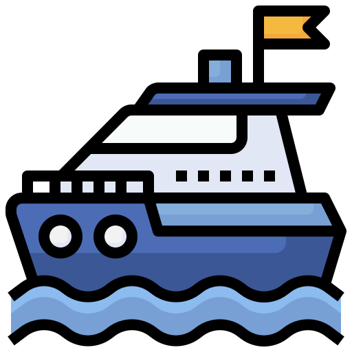 crucero Surang Lineal Color icono