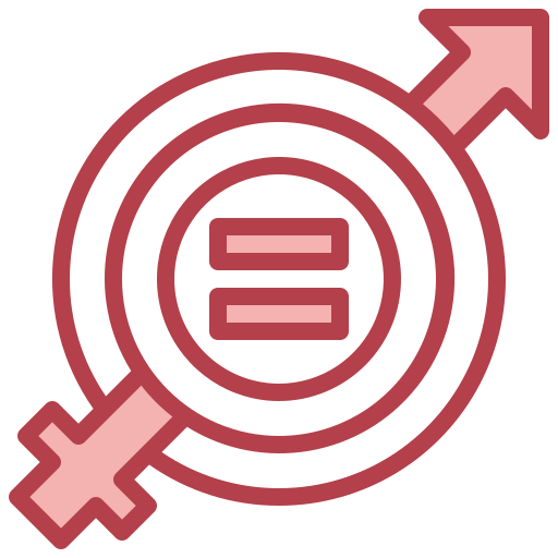 Gender equality Surang Red icon