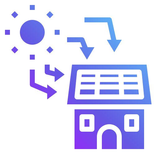 ソーラーパネル Generic Flat Gradient icon