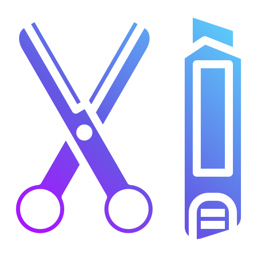 Scissors Generic Flat Gradient icon
