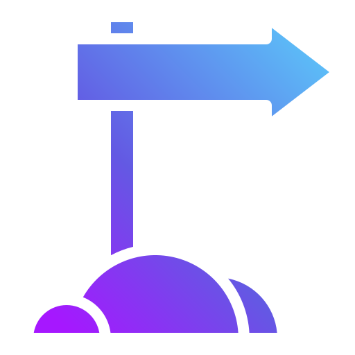 Signpost Generic Flat Gradient icon