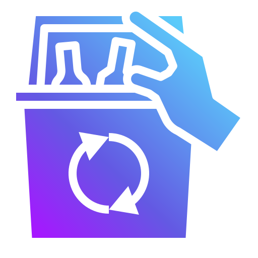 Garbage Generic Flat Gradient icon