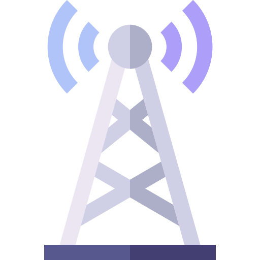 wieża sygnalizacyjna Basic Straight Flat ikona