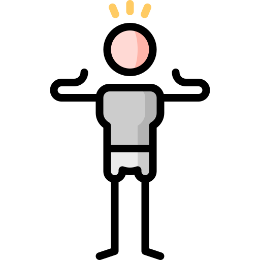 Headache Puppet Characters Lineal Color icon