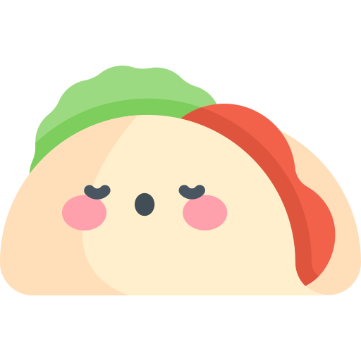 taco Kawaii Flat icon