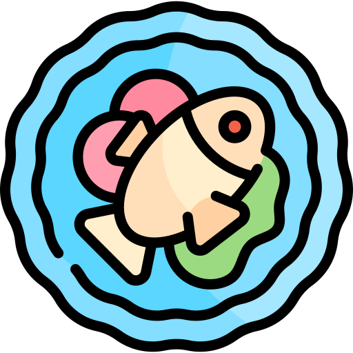 생선 Kawaii Lineal color icon