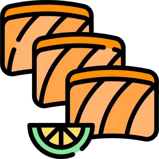 sashimi Special Lineal color icono
