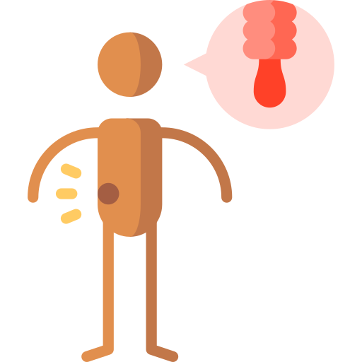 Appendicitis Puppet Characters Flat icon