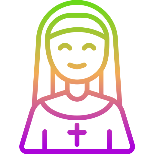 수녀 Generic Gradient icon
