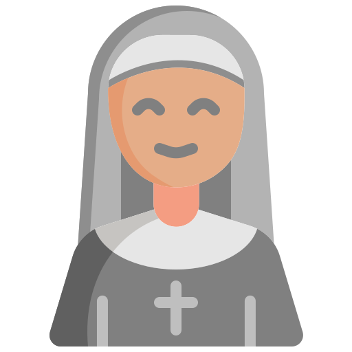 siostra zakonna Generic Flat ikona