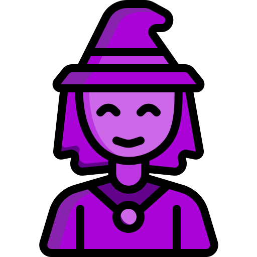 Witch Generic Outline Color icon
