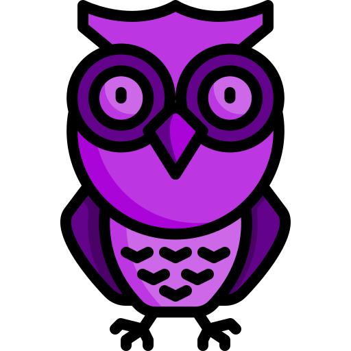 Owl Generic Outline Color icon