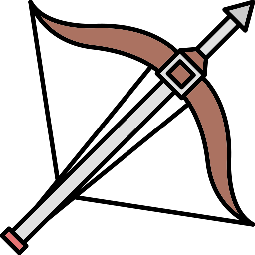 Crossbow Generic Thin Outline Color icon