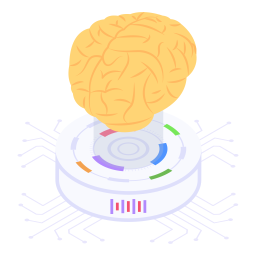 inteligencia artificial Generic Isometric icono