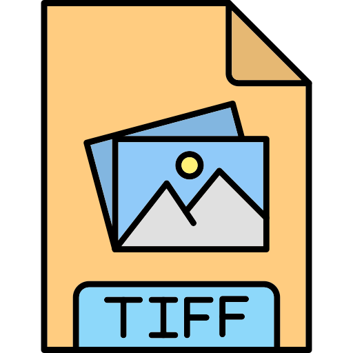 tiff Generic Thin Outline Color icon